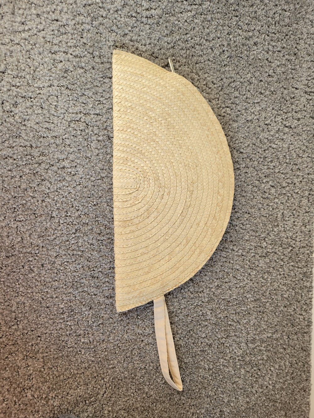 Poppy + Sage Halfmoon Clutch Rattan Straw Handwoven